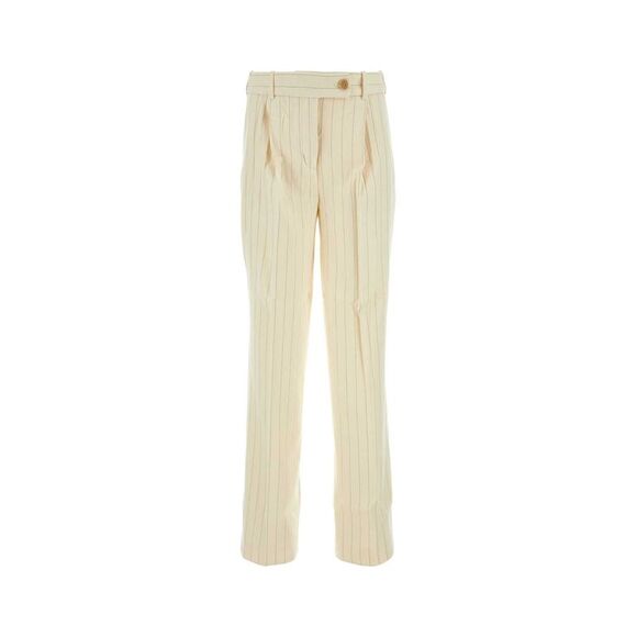 Zimmermann Women Embroidered Wool Blend Luminosity Wide-Leg Pant